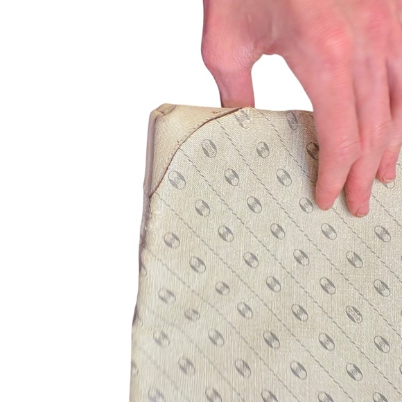 Gucci authentic vintage monogram clutch bag canvas leather - Picture 11 of 14